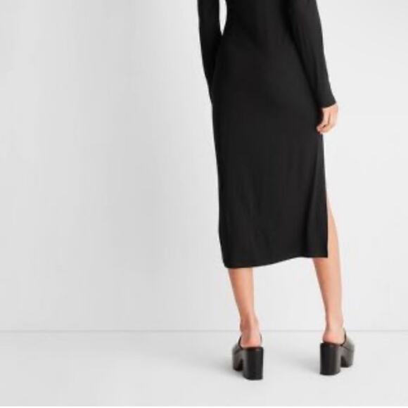 Future Collective‎ Reese Blutstein Black Midi Dress Size XXL NWT - Picture 3 of 10